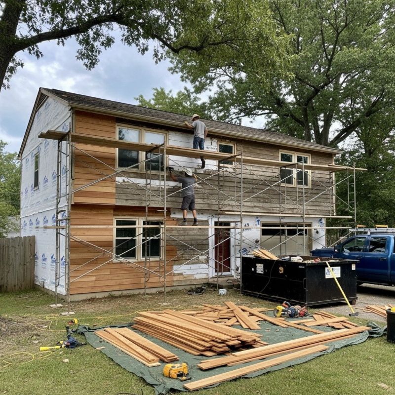 Hardwood Siding Installation